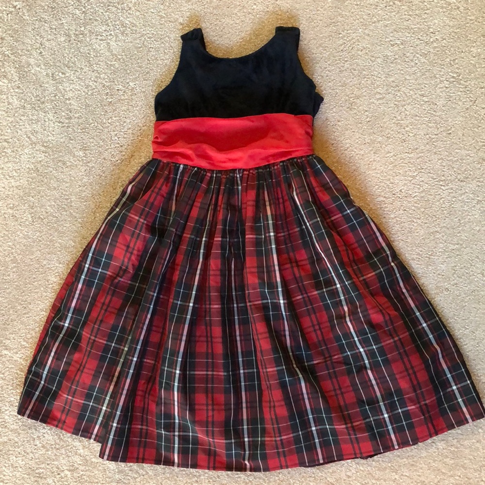 Girls Chaps Dress - Size 7